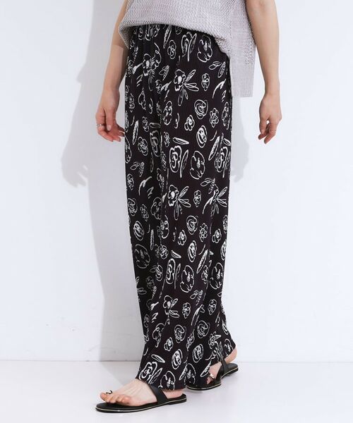 SHOO・LA・RUE / シューラルー パンツ | 【S-LL】さらさら楽ちん プリーツ ワイドパンツ | 詳細10