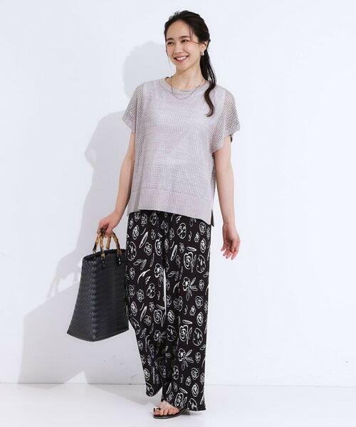 SHOO・LA・RUE / シューラルー パンツ | 【S-LL】さらさら楽ちん プリーツ ワイドパンツ | 詳細11