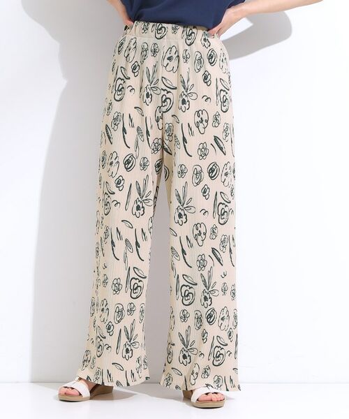 SHOO・LA・RUE / シューラルー パンツ | 【S-LL】さらさら楽ちん プリーツ ワイドパンツ | 詳細13