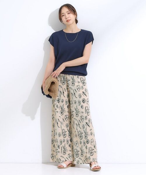 SHOO・LA・RUE / シューラルー パンツ | 【S-LL】さらさら楽ちん プリーツ ワイドパンツ | 詳細15