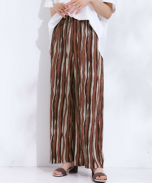 SHOO・LA・RUE / シューラルー パンツ | 【S-LL】さらさら楽ちん プリーツ ワイドパンツ | 詳細17