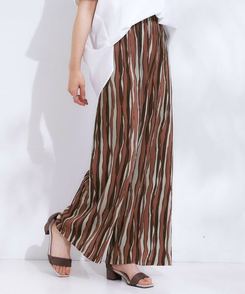 SHOO・LA・RUE / シューラルー パンツ | 【S-LL】さらさら楽ちん プリーツ ワイドパンツ | 詳細18