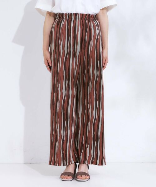 SHOO・LA・RUE / シューラルー パンツ | 【S-LL】さらさら楽ちん プリーツ ワイドパンツ | 詳細25