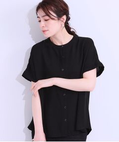 SHOO・LA・RUE / シューラルー シャツ・ブラウス | 【洗える/プチプラ】大人の抜け感をプラスする バンドカラーシャツ