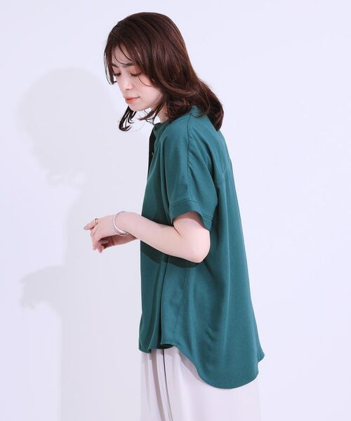 SHOO・LA・RUE / シューラルー シャツ・ブラウス | 【洗える/プチプラ】大人の抜け感をプラスする バンドカラーシャツ | 詳細14