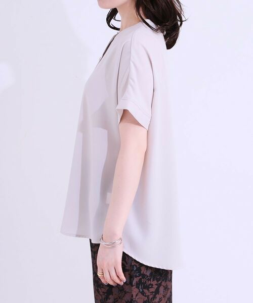 SHOO・LA・RUE / シューラルー シャツ・ブラウス | 【洗える/プチプラ】大人の抜け感をプラスする バンドカラーシャツ | 詳細18