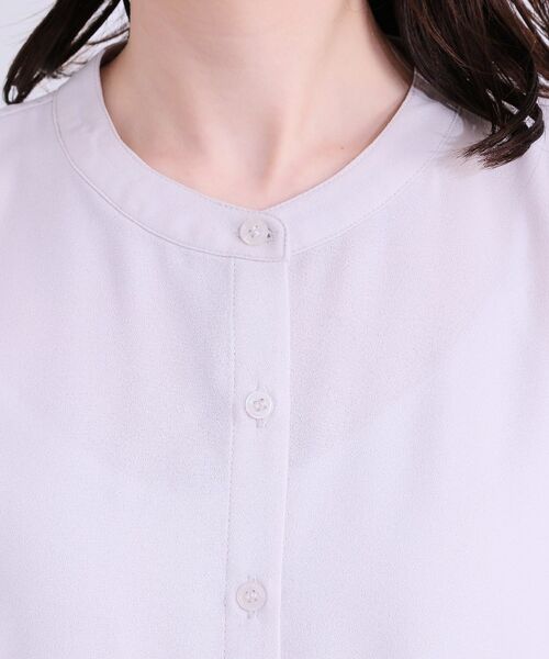 SHOO・LA・RUE / シューラルー シャツ・ブラウス | 【洗える/プチプラ】大人の抜け感をプラスする バンドカラーシャツ | 詳細20