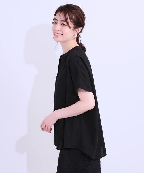 SHOO・LA・RUE / シューラルー シャツ・ブラウス | 【洗える/プチプラ】大人の抜け感をプラスする バンドカラーシャツ | 詳細6