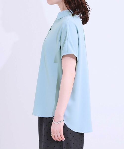 SHOO・LA・RUE / シューラルー シャツ・ブラウス | 【洗える/S-LL/プチプラ】さらっとすっきりきれい見え スキッパーブラウス | 詳細18