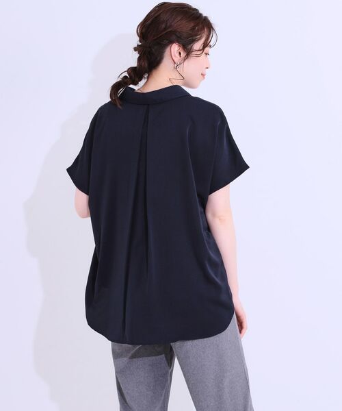 SHOO・LA・RUE / シューラルー シャツ・ブラウス | 【洗える/S-LL/プチプラ】さらっとすっきりきれい見え スキッパーブラウス | 詳細2