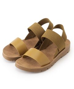 SHOO・LA・RUE / シューラルー サンダル | アンクルゴムフラットサンダル