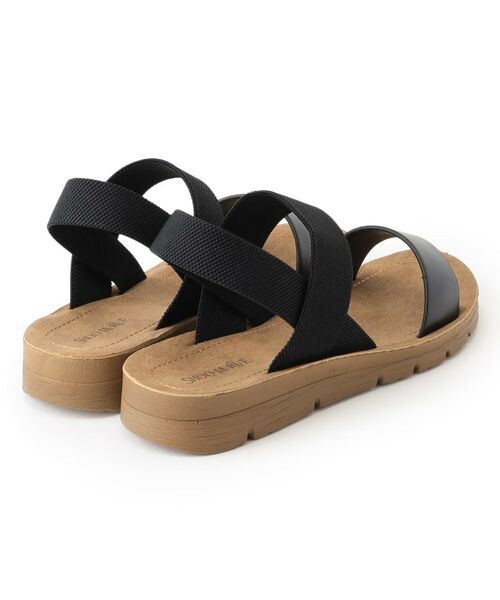 SHOO・LA・RUE / シューラルー サンダル | アンクルゴムフラットサンダル | 詳細3