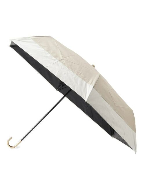 SHOO・LA・RUE/シューラルー 【折りたたみ傘/晴雨兼用】【because】バイカラーミニ ライトベージュ(551) 00 SHOO・LA・RUE/シューラルー 【折りたたみ傘/晴雨兼用】【because】バイカラーミニ ライトベージュ(551) 00