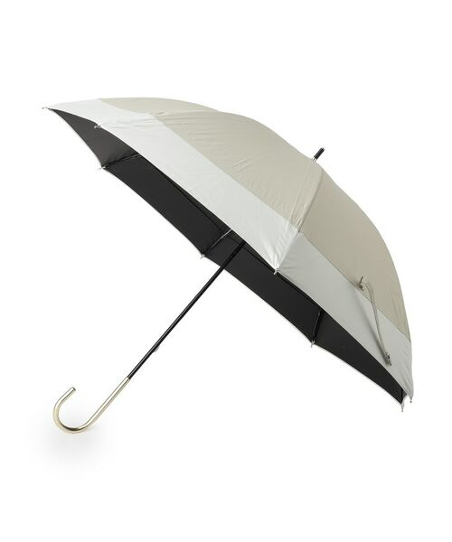 SHOO・LA・RUE / シューラルー 傘 | 【because】【晴雨兼用】バイカラーロング（ライトベージュ(251)）