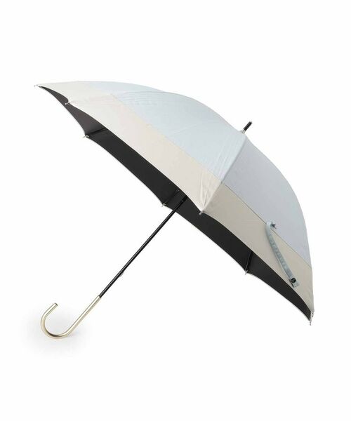 SHOO・LA・RUE / シューラルー 傘 | 【because】【晴雨兼用】バイカラーロング（サックスブルー(290)）