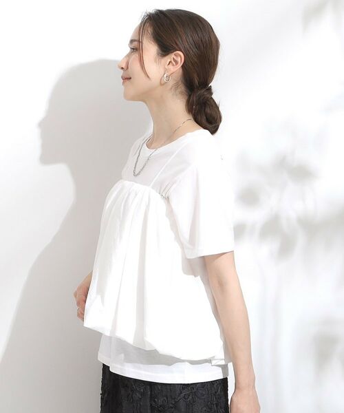 SHOO・LA・RUE / シューラルー その他トップス | 【S-LL/2点セット】バルーンキャミ+Tシャツセット | 詳細2