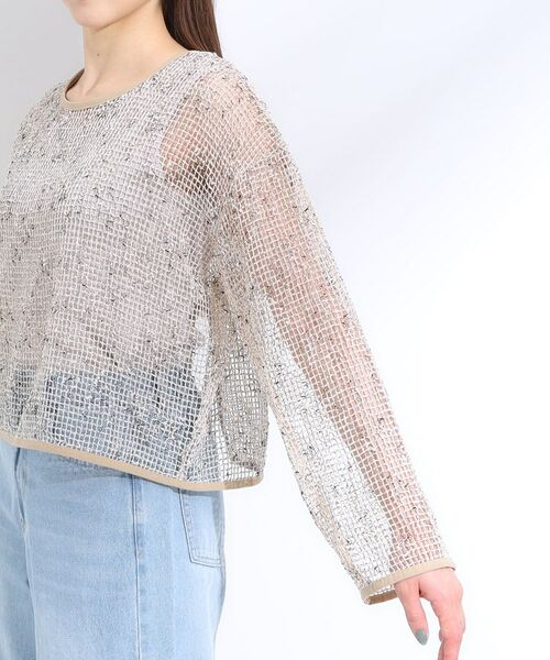 SHOO・LA・RUE / シューラルー カーディガン・ボレロ | 【前後2WAY】夏でもさらりと羽織れる メッシュリボンカーディガン | 詳細19
