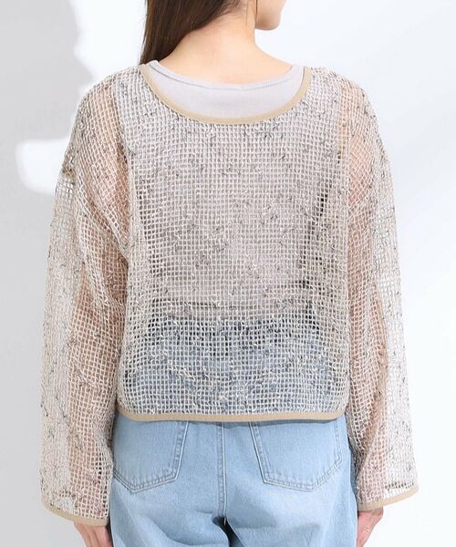 SHOO・LA・RUE / シューラルー カーディガン・ボレロ | 【前後2WAY】夏でもさらりと羽織れる メッシュリボンカーディガン | 詳細22
