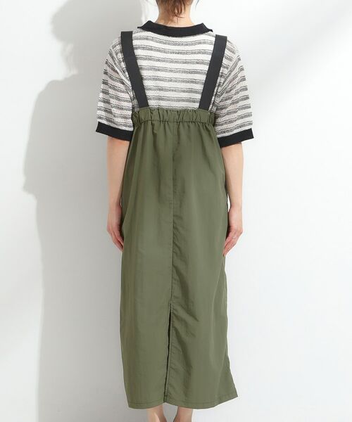 SHOO・LA・RUE / シューラルー ミニ丈・ひざ丈ワンピース | 【S-LL】ナイロンハーフジップジャンスカ | 詳細11