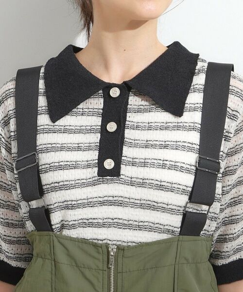 SHOO・LA・RUE / シューラルー ミニ丈・ひざ丈ワンピース | 【S-LL】ナイロンハーフジップジャンスカ | 詳細12