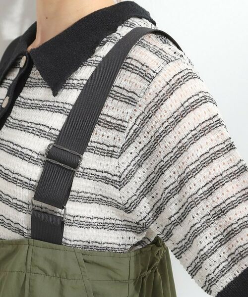 SHOO・LA・RUE / シューラルー ミニ丈・ひざ丈ワンピース | 【S-LL】ナイロンハーフジップジャンスカ | 詳細13