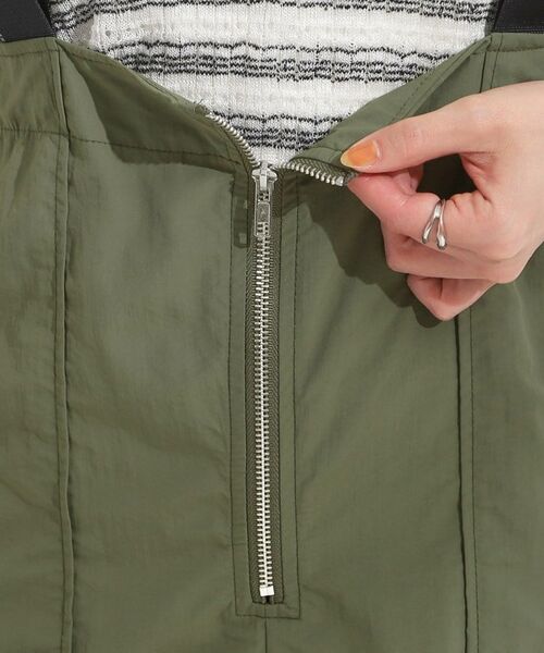 SHOO・LA・RUE / シューラルー ミニ丈・ひざ丈ワンピース | 【S-LL】ナイロンハーフジップジャンスカ | 詳細14