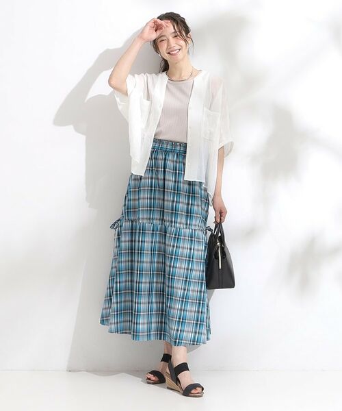 SHOO・LA・RUE / シューラルー シャツ・ブラウス | 程よいシアー感 ポケットドルマン5分袖シャツ | 詳細11