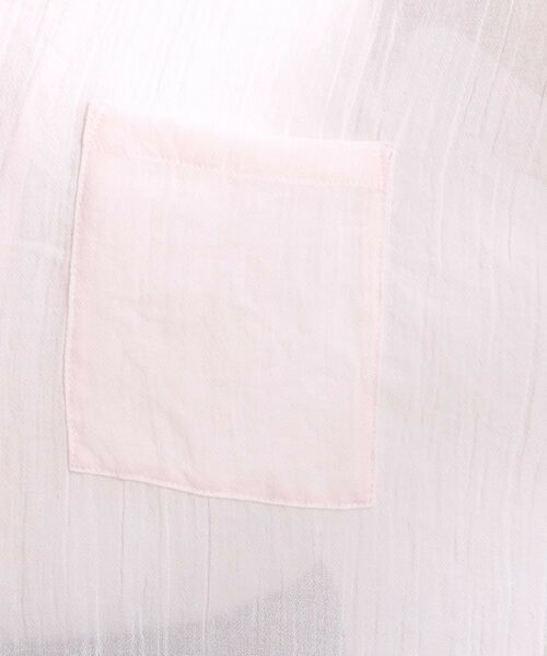 SHOO・LA・RUE / シューラルー シャツ・ブラウス | 程よいシアー感 ポケットドルマン5分袖シャツ | 詳細20
