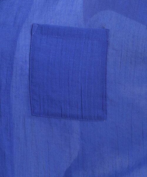 SHOO・LA・RUE / シューラルー シャツ・ブラウス | 程よいシアー感 ポケットドルマン5分袖シャツ | 詳細4