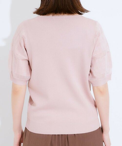 SHOO・LA・RUE / シューラルー ニット・セーター | 【S-LL】大人上品な お袖シアー切り替えニット | 詳細19