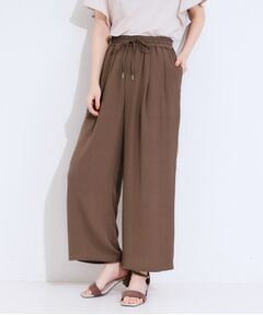 SHOO・LA・RUE / シューラルー パンツ | 【S-LL/ひんやり】さらりと涼やか イージーワイドパンツ