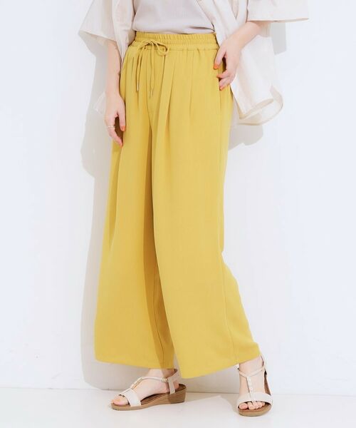 SHOO・LA・RUE / シューラルー パンツ | 【S-LL/ひんやり】さらりと涼やか イージーワイドパンツ | 詳細10