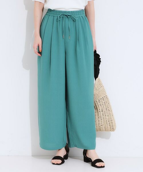 SHOO・LA・RUE / シューラルー パンツ | 【S-LL/ひんやり】さらりと涼やか イージーワイドパンツ | 詳細13