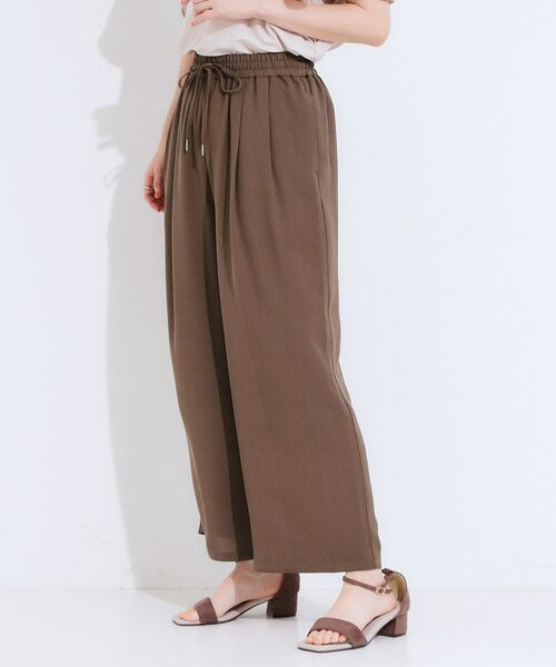 SHOO・LA・RUE / シューラルー パンツ | 【S-LL/ひんやり】さらりと涼やか イージーワイドパンツ | 詳細2