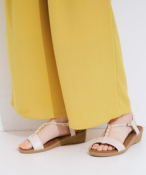 SHOO・LA・RUE / シューラルー パンツ | 【S-LL/ひんやり】さらりと涼やか イージーワイドパンツ | 詳細22