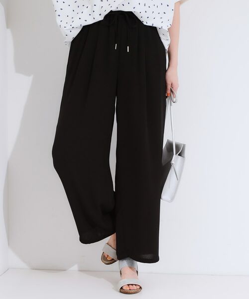 SHOO・LA・RUE / シューラルー パンツ | 【S-LL/ひんやり】さらりと涼やか イージーワイドパンツ | 詳細5