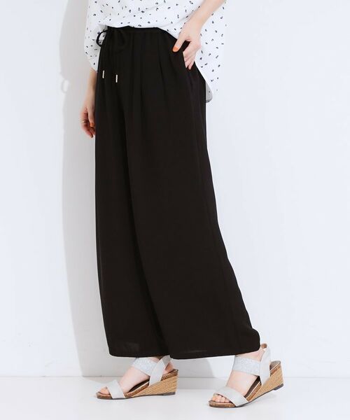 SHOO・LA・RUE / シューラルー パンツ | 【S-LL/ひんやり】さらりと涼やか イージーワイドパンツ | 詳細6