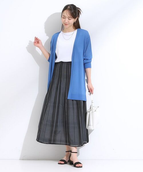 SHOO・LA・RUE / シューラルー ロング・マキシ丈スカート | 【リバーシブル】柄が目を惹く シャーリングフレアスカート | 詳細14