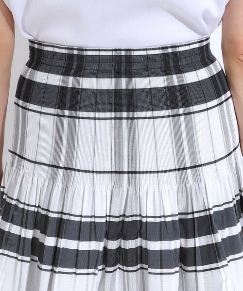 SHOO・LA・RUE / シューラルー ロング・マキシ丈スカート | 【リバーシブル】柄が目を惹く シャーリングフレアスカート | 詳細21