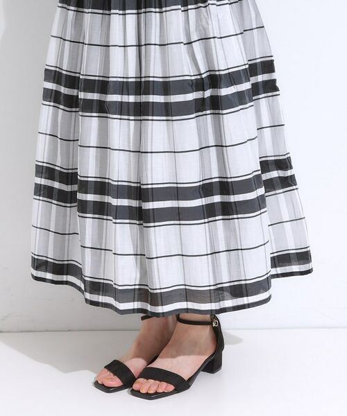SHOO・LA・RUE / シューラルー ロング・マキシ丈スカート | 【リバーシブル】柄が目を惹く シャーリングフレアスカート | 詳細22