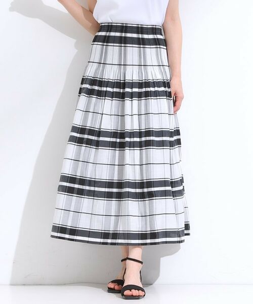 SHOO・LA・RUE / シューラルー ロング・マキシ丈スカート | 【リバーシブル】柄が目を惹く シャーリングフレアスカート | 詳細9
