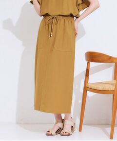 SHOO・LA・RUE / シューラルー スカート | 【セットアップ可/ひんやり】大人カジュアルに ベイカー風デザインスカート