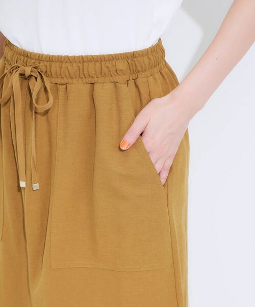 SHOO・LA・RUE / シューラルー スカート | 【セットアップ可/ひんやり】大人カジュアルに ベイカー風デザインスカート | 詳細17