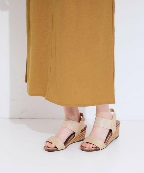 SHOO・LA・RUE / シューラルー スカート | 【セットアップ可/ひんやり】大人カジュアルに ベイカー風デザインスカート | 詳細18