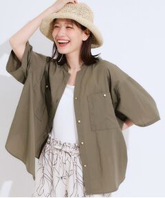 SHOO・LA・RUE / シューラルー シャツ・ブラウス | 【S-LL】大人の抜け感 ビックポケット Vネックシャツ