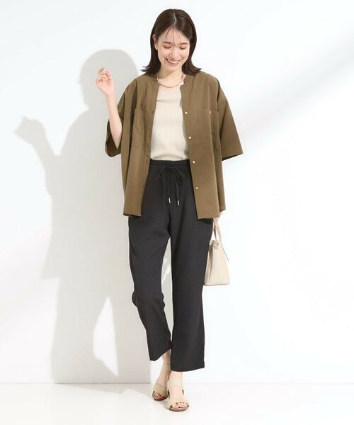 SHOO・LA・RUE / シューラルー シャツ・ブラウス | 【S-LL】大人の抜け感 ビックポケット Vネックシャツ | 詳細11