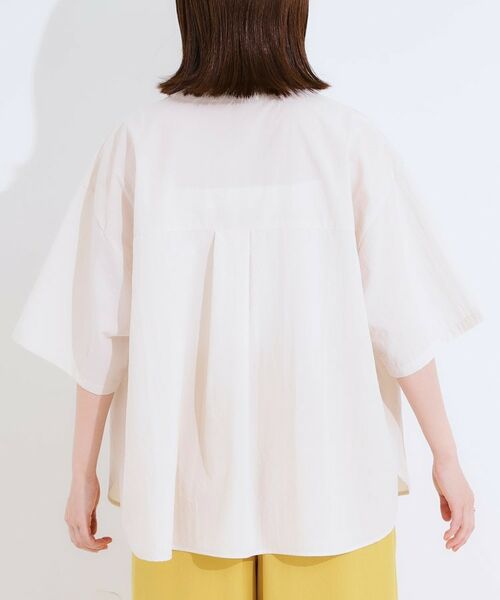 SHOO・LA・RUE / シューラルー シャツ・ブラウス | 【S-LL】大人の抜け感 ビックポケット Vネックシャツ | 詳細19