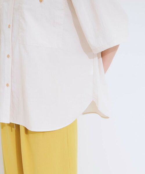 SHOO・LA・RUE / シューラルー シャツ・ブラウス | 【S-LL】大人の抜け感 ビックポケット Vネックシャツ | 詳細22