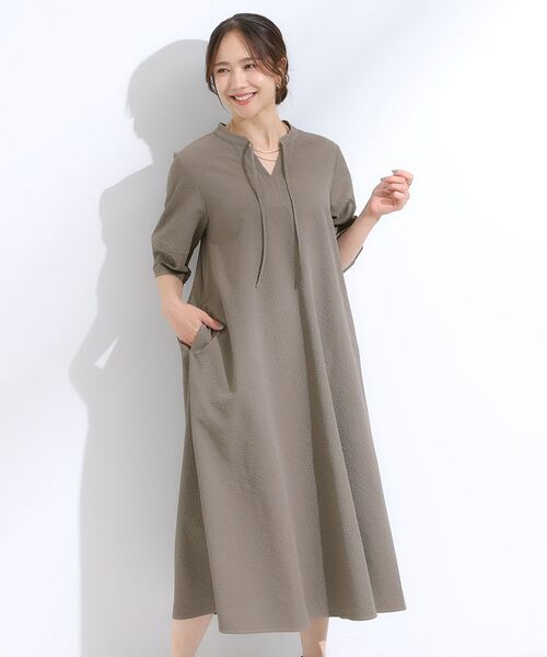 SHOO・LA・RUE / シューラルー ミニ丈・ひざ丈ワンピース | 一枚で着映え お袖ランタンワンピース | 詳細1