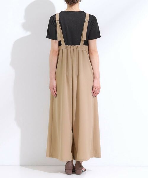 SHOO・LA・RUE / シューラルー サロペット・オールインワン | 【洗える/S-LL】裏がサラサラ やわらか ギャザーサロペット | 詳細15